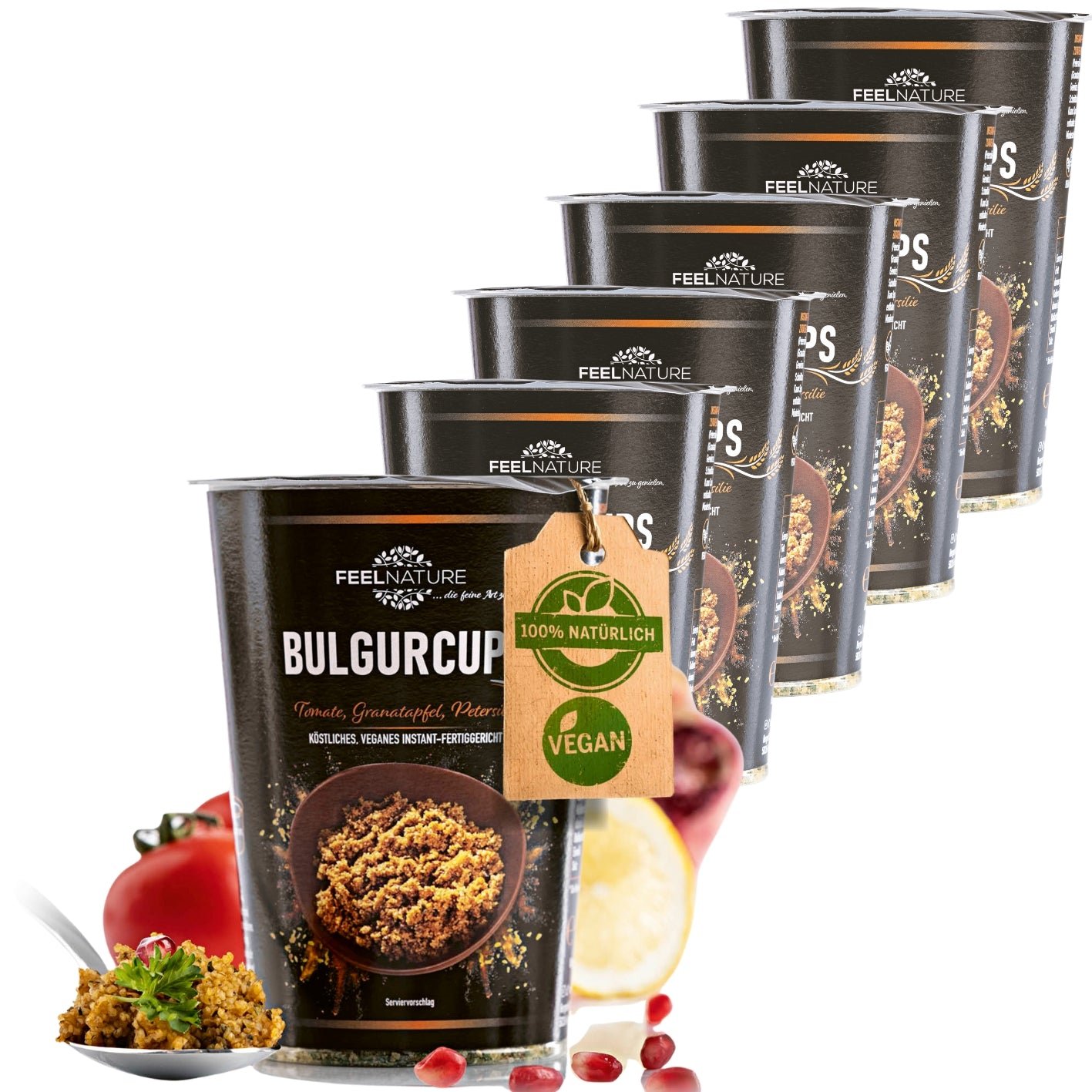 15311_01 Bulgurcups - Kisir - Bulgur mit Tomate, Granatapfel & Petersilie – Bild 1