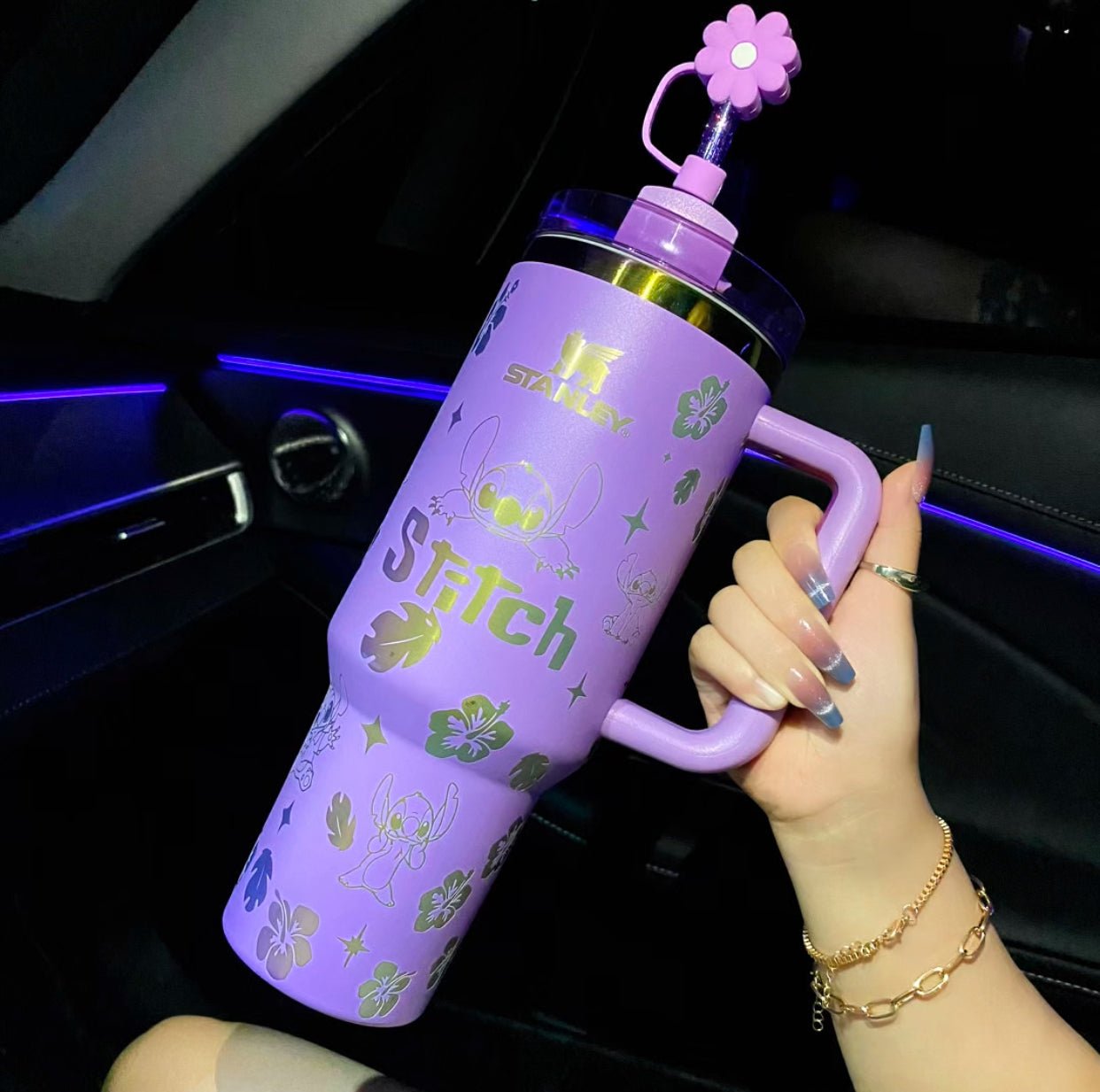 IMG_0993_1-1 🔥40OZ Stitch Cup 1200ML 🥰 Straw Topper as Free Gift🎁 – Bild 1