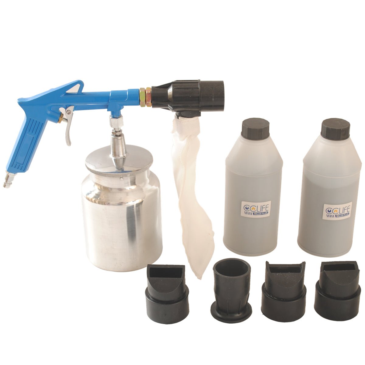 da1e68d2a45b5d75181d817b2e311adf Air Sandblaster Gun Sandstrahlset mit 4 Düsen – Bild 1