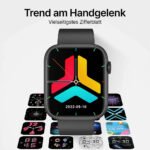 Top Performance Smartwatch mit Gesundheitstracking / IP67 Wasserdichtigkeit / 35 Tage Akkulaufzeit / 100 Sportmodi – Bild 3